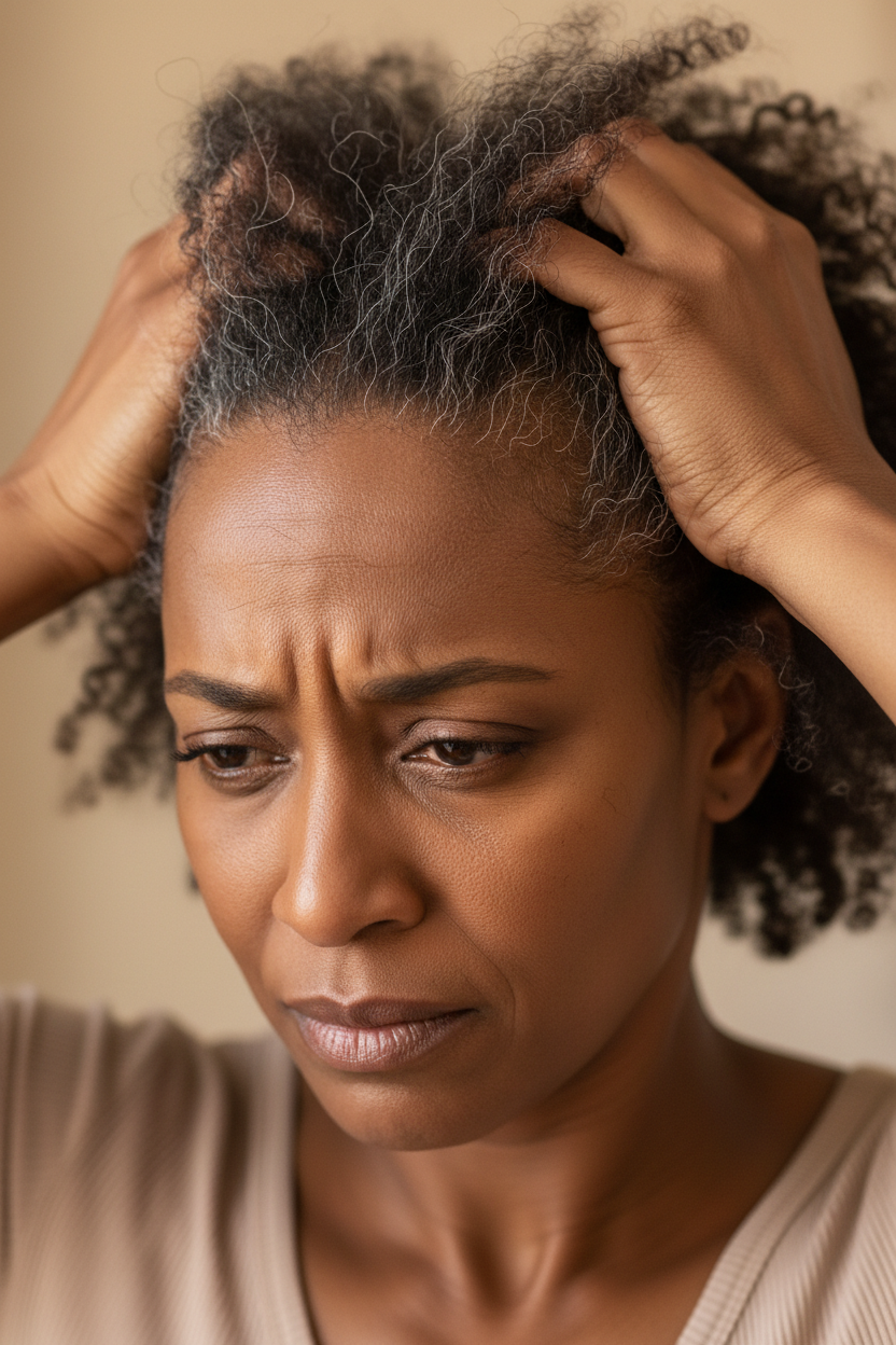 Hair Thinning and Facial Hair? The Perimenopause Connection