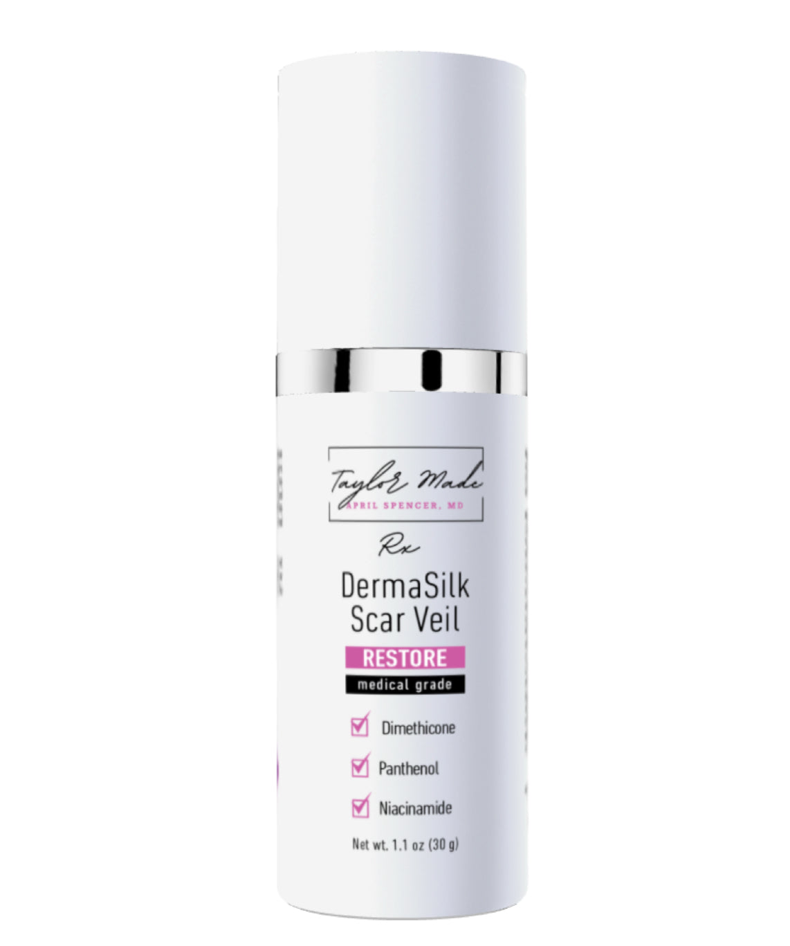 DermaSilk Scar Veil - Medical-Grade Silicone Scar Treatment | Post-Surgical & Radiation Care | Oncology-Safe Recovery Cream