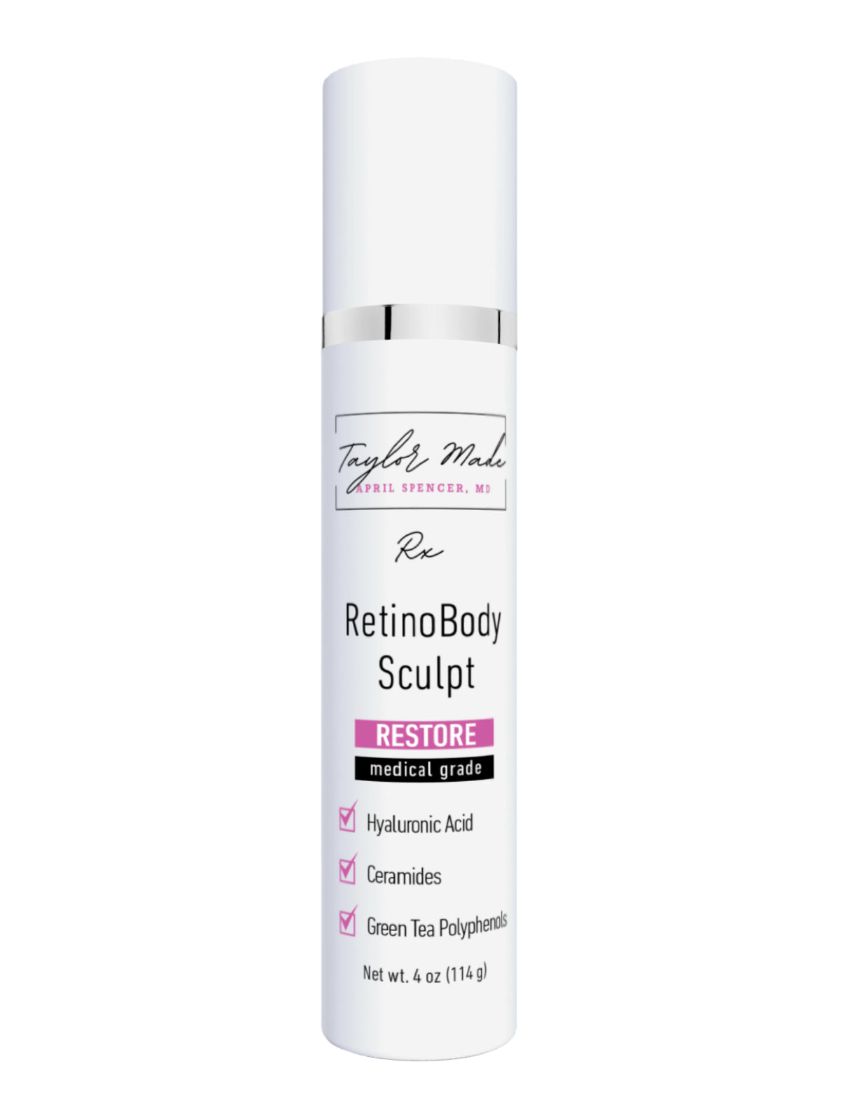 RetinoBody Sculpt - Retinol & Ceramide Firming Body Cream | Full Body Anti-Aging Treatment | Oncology-Safe Skincare